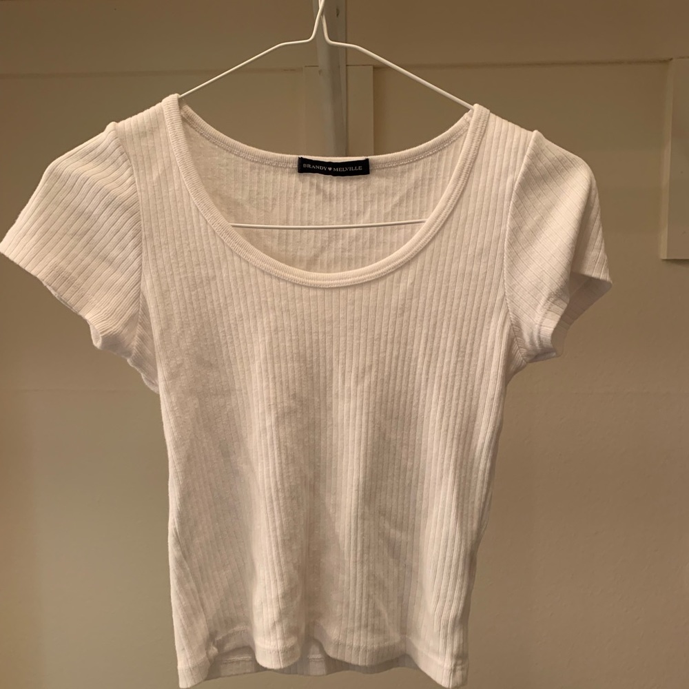 Brandy Melville white crop top